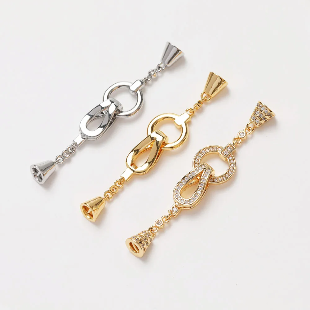 Jewelry Making Hand Tools - 1 PZ Cz Pavimenta Collana Connettori