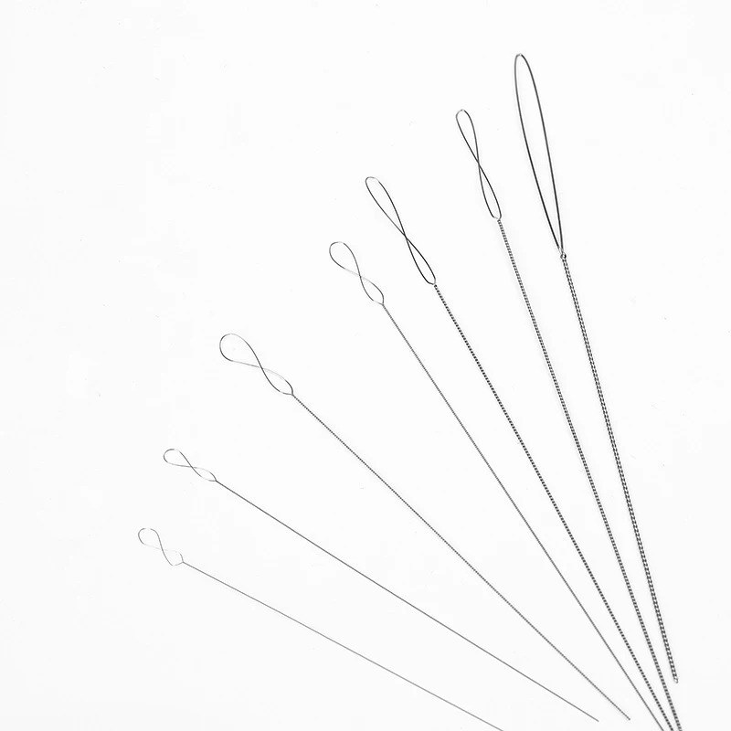 Knotting Cord Silk - 7 aghi morbidi in filo intrecciato,