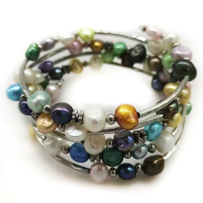 Memory Wire Bracelet - Bracciale in filo di memoria con