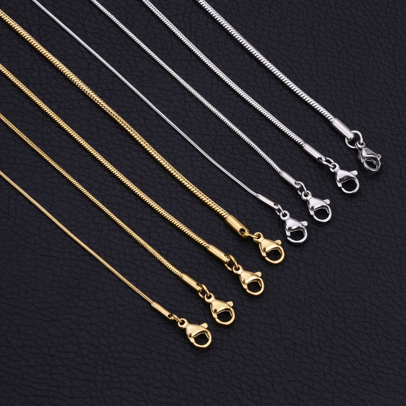 Lobster Clasp Silver - Catene per collane con catena a