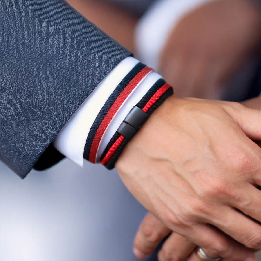 Knotting Cord Silk - Noter Bracciale a corda da uomo