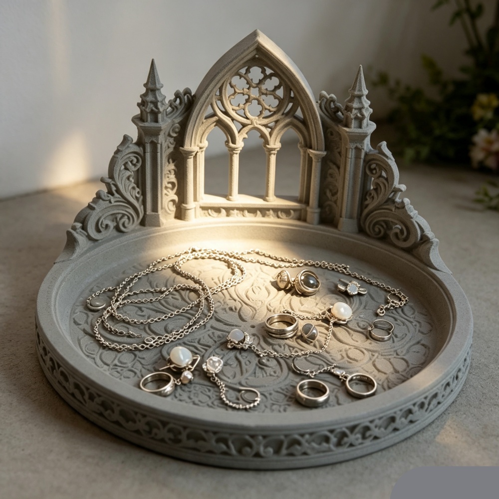 Jewelry Making Desk - Vassoio Portagioie a Forma di Arco