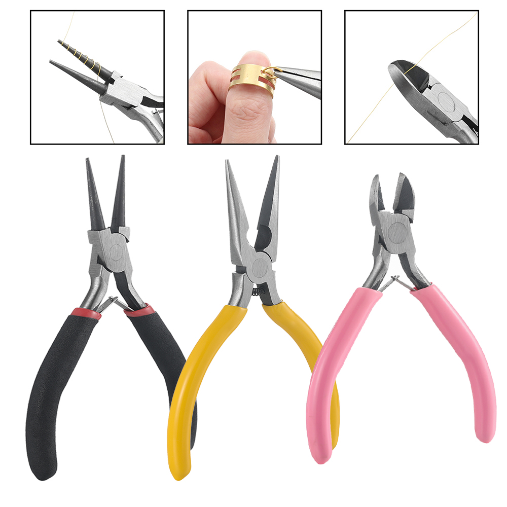 Jewelry Plier Set - 3 pz/set 3 Stili Pinze Per