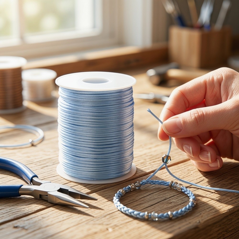 Knotting Cord Silk - Corda Artigianale da 100m, 1.5mm, in