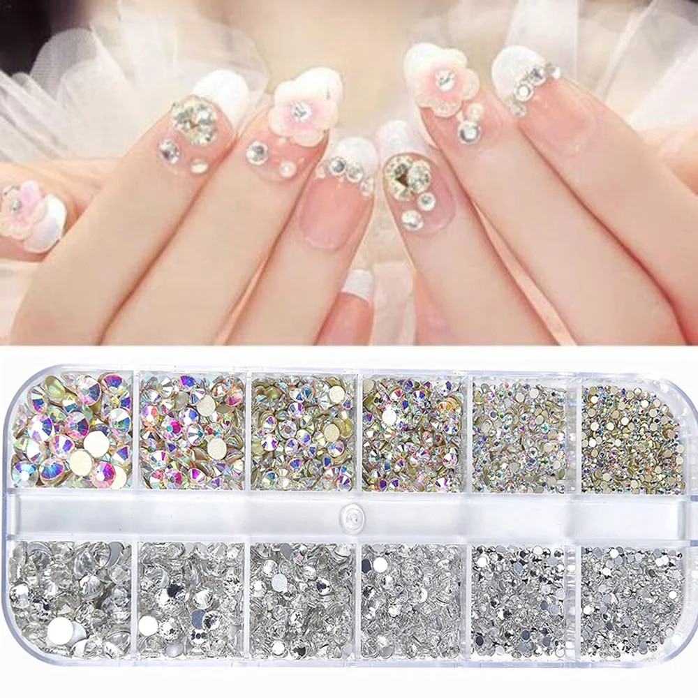 Nail Art Strass 12 Griglie Sca - Crystal Bead Mix recensione e prezzo