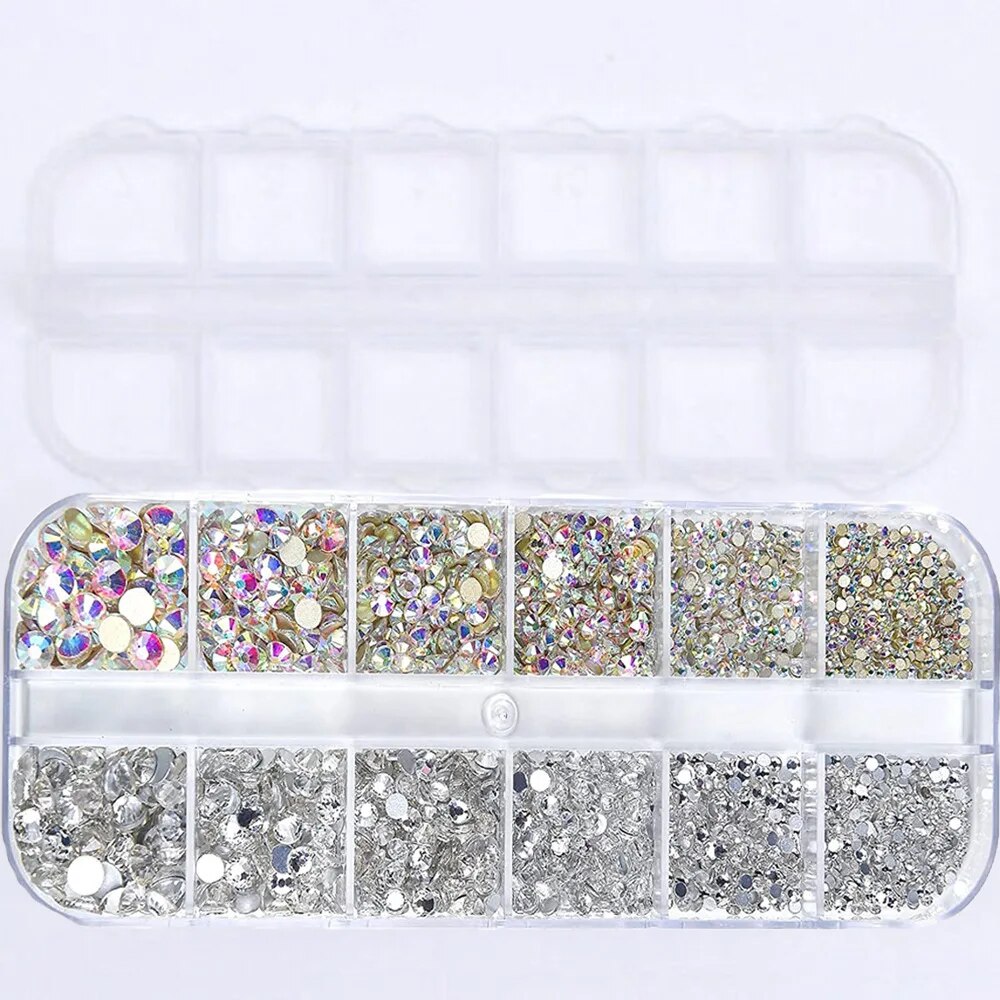 Nail Art Strass 12 Griglie Sca - Crystal Bead Mix recensione e prezzo