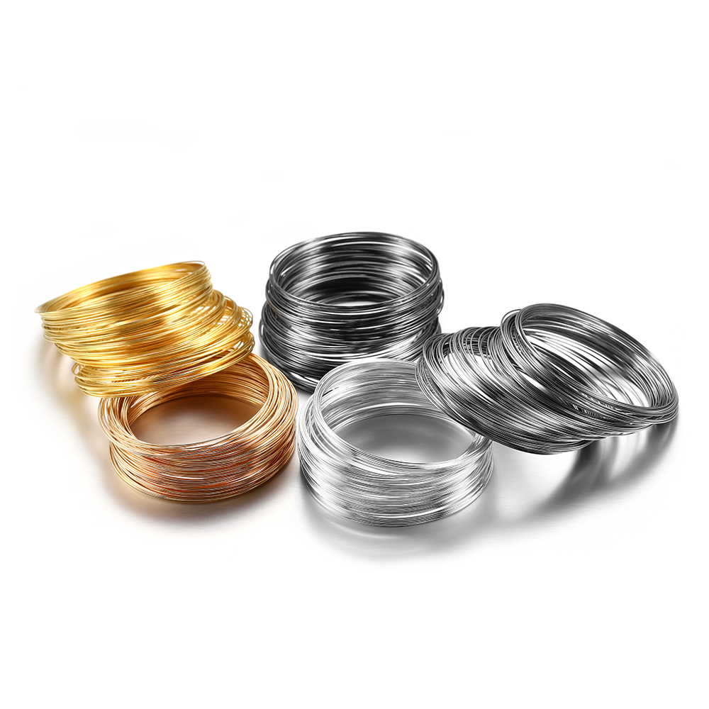 100 anelli/lotto 0.6mm argento - Memory Wire Bracelet recensione e prezzo
