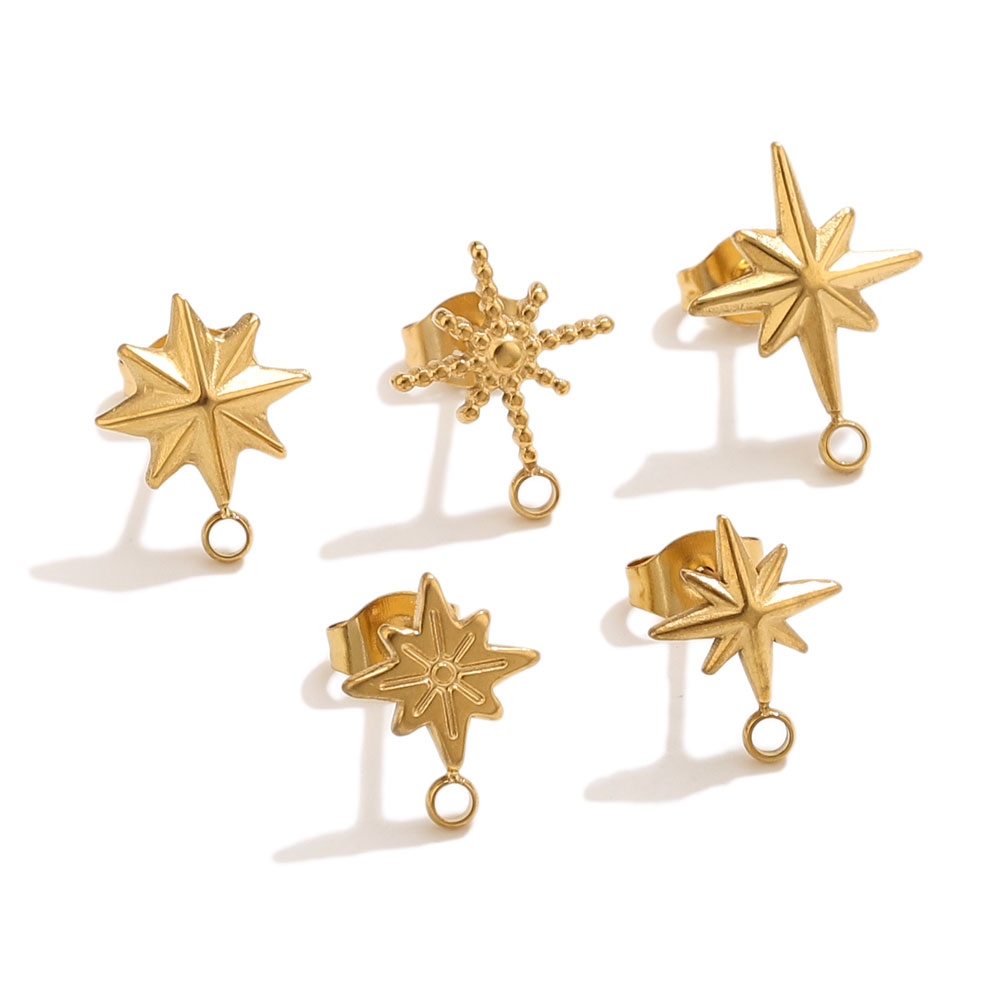 6 pz. Orecchini a Stella in Ac - Jewelry Making Beginners recensione e prezzo