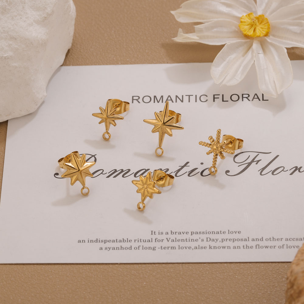 6 pz. Orecchini a Stella in Ac - Jewelry Making Beginners recensione e prezzo