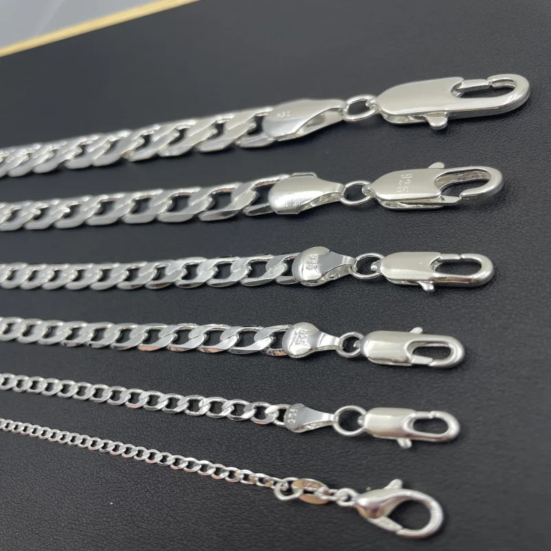 Collana da uomo in argento ste - Lobster Clasp Silver recensione e prezzo