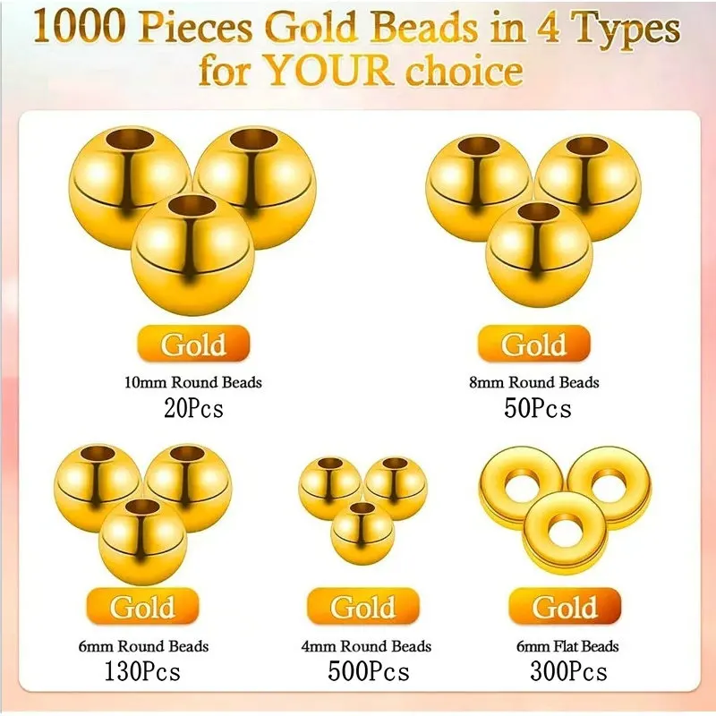 1000 pz Kit Perline Distanziat - Jewelry Making Tutorials recensione e prezzo