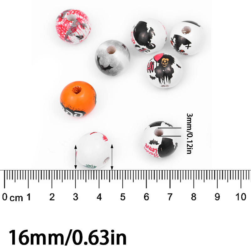 16mm 40-10PCS Halloween BOOM F - Jewelry Making Ideas With Beads recensione e prezzo
