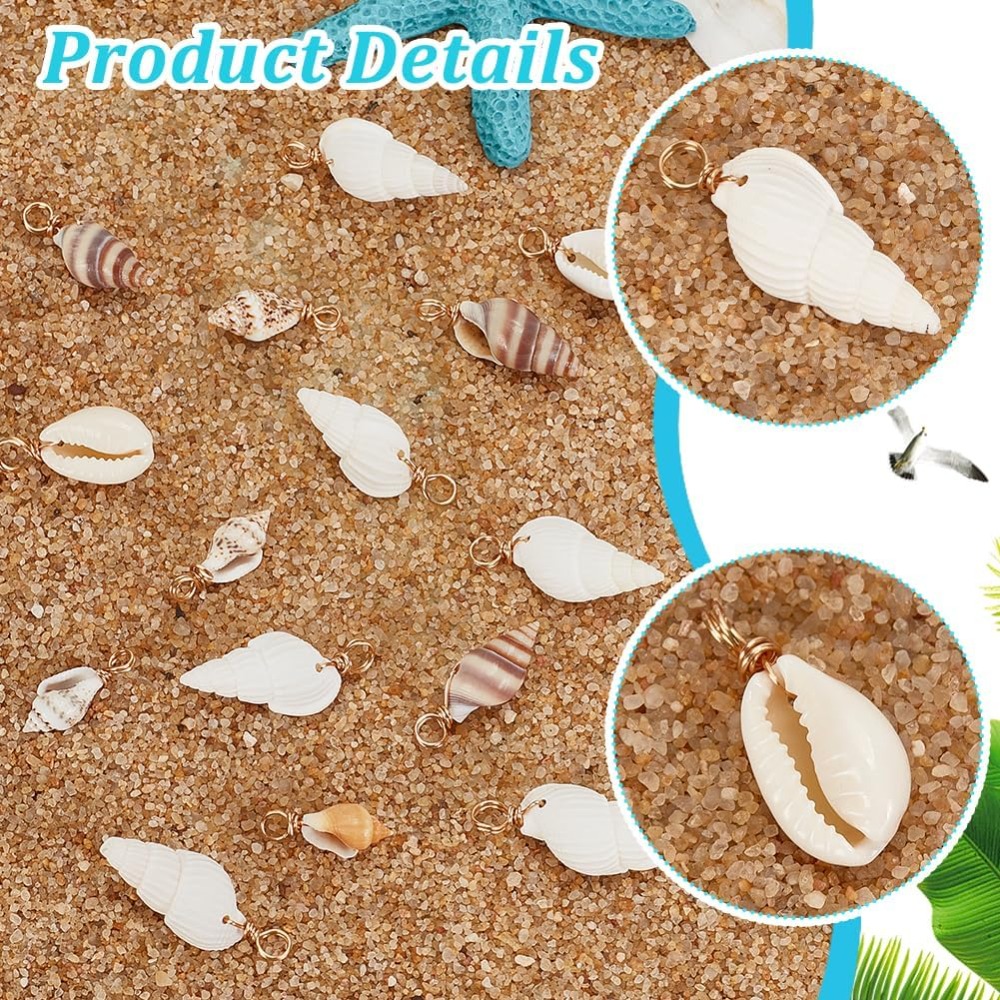 100 pz 4 Stili Conchiglia Natu - Jewelry Making Beginners recensione e prezzo