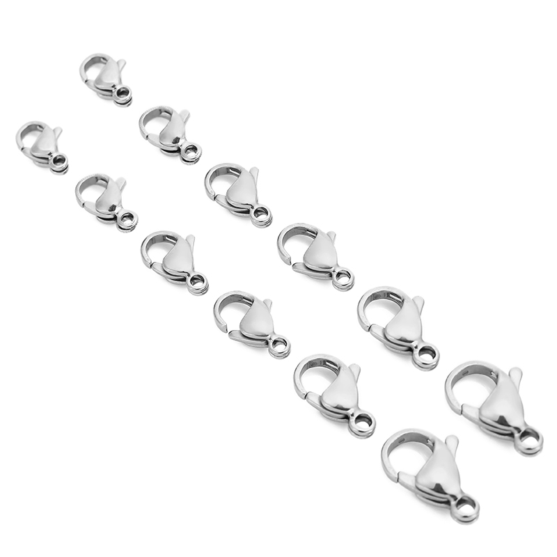 50 pz Acciaio Inossidabile Ara - Lobster Clasp Silver recensione e prezzo