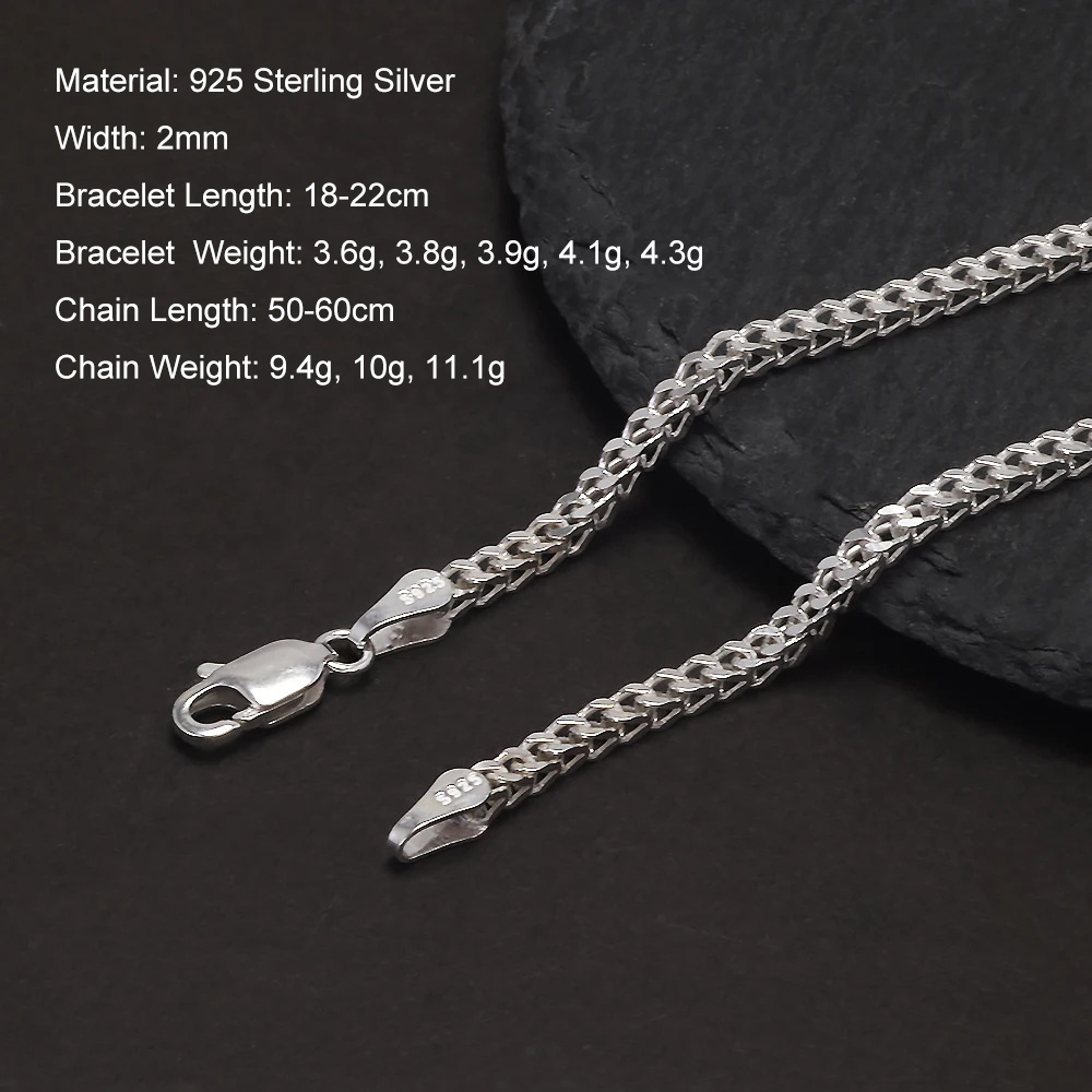 Collana e bracciale a catena F - Lobster Clasp Silver recensione e prezzo