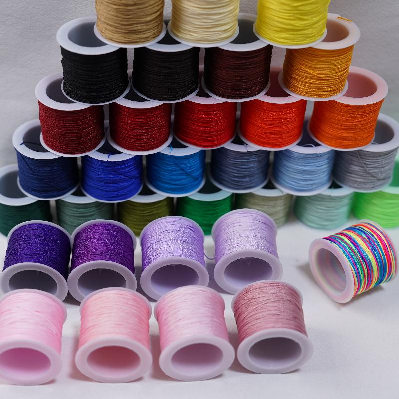 Nuovo 50M 0.8mm Artigianato Ca - Knotting Cord Silk recensione e prezzo
