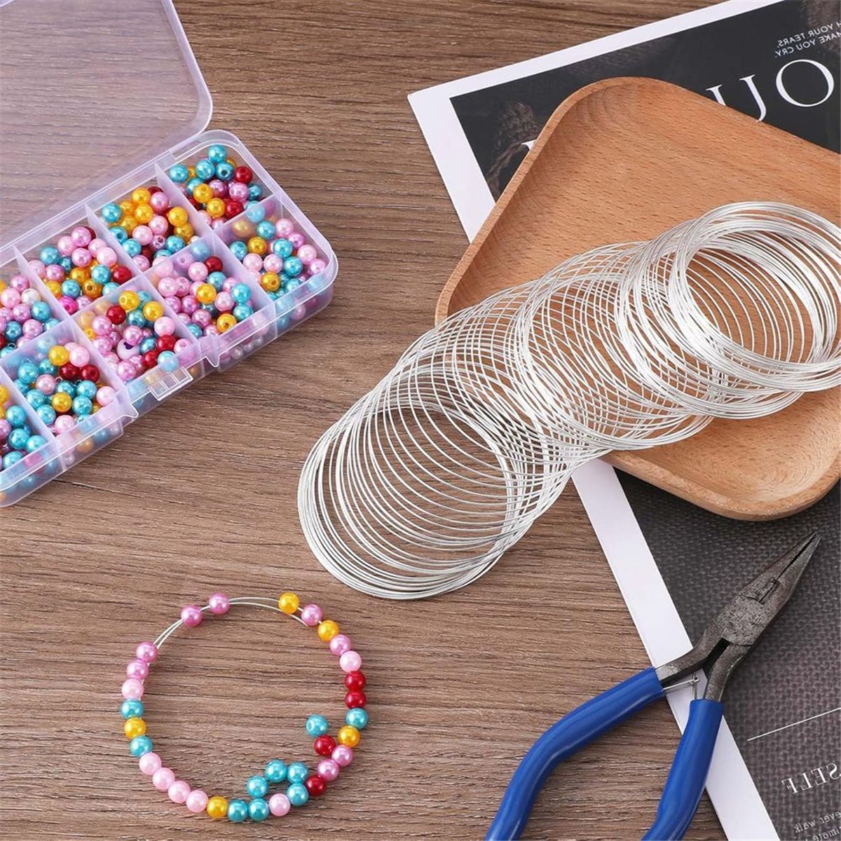 A008 Filo per gioielli da 100  - Memory Wire Bracelet recensione e prezzo